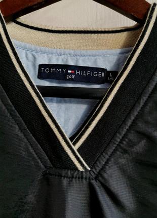 Нейлонова безрукавка, жилет tommy hilfiger, з сіткою та кишенями2 фото