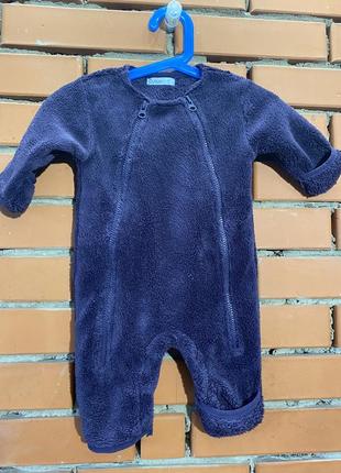 Флисовый слип, человечек cubus 62 см( 3 мес).