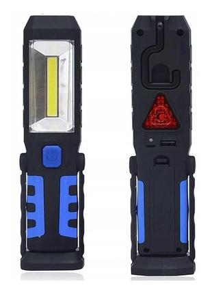 Кемпинговый фонарь ortex ox-8810-11219 + аварийное свечение 2 режима работы, с магнитом для креплени