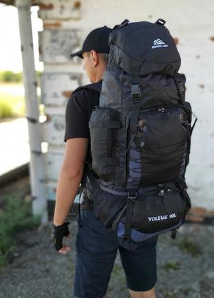 Чоловічий міський дорожній рюкзак тактичний для ручної поклажі подорожей 90 літрів1 фото