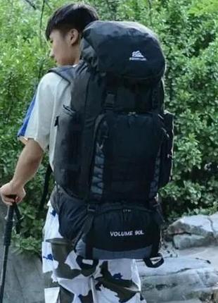 Мужской городской дорожный рюкзак тактический для ручной клади путешествий 90 литров6 фото