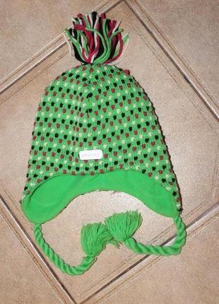 Зимова шапка reima 1,5-3 років 48 50 см зимня тепла флісова