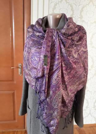 Индия эксклюзив 100 % шелк оригинал палантин шарф2 фото