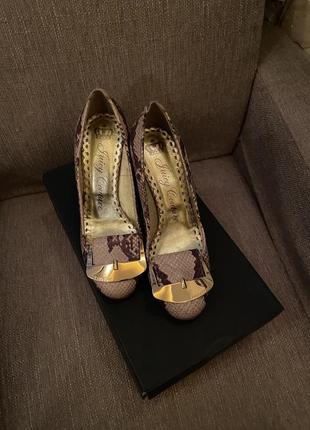 Шикарные туфли с кожи питона, италия 🇮🇹