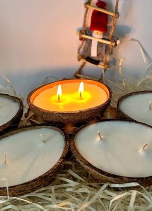 Набір соєвих свічок кокос час горіння 20 годин