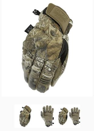 Руковички перчатки тактичні зимові рукавички mechanix wear sub 35 multicam