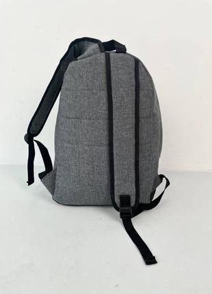 ⚡️зручний та практичний рюкзак «матрац» з сірого меланжу⚡️3 фото