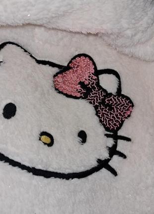 Hello kitty теплі флісові кофти меховушки6 фото