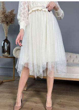 Чаріавна ніжна сукня плаття міді мереживо в’язка фатин6 фото