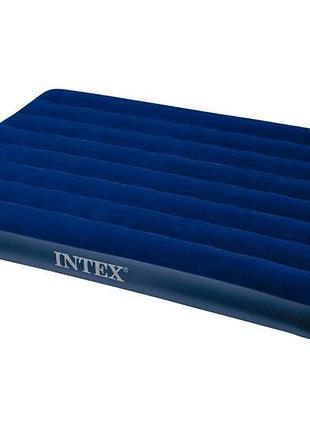 Матрас велюровый   intex