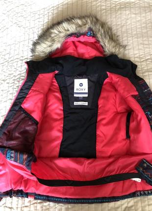 Лыжная куртка roxy на девочку 10-11 лет.3 фото
