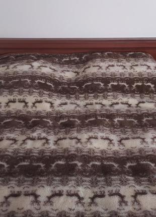 Одеяло из овечьей шерсти, размер 150 см * 200 см5 фото