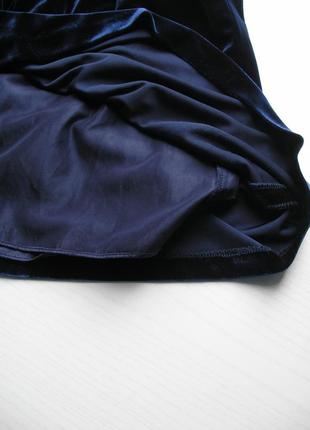 Нарядное велюровое платье marks spencer на подкладке на 2-3 года8 фото