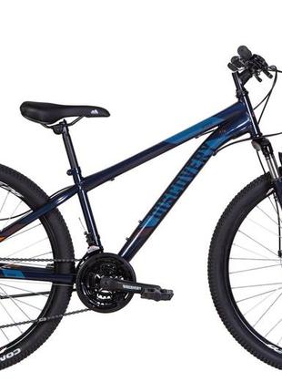 Велосипед 26" discovery rider am dd 2022 (темно-синий с оранжевым (м)), xs (140-155 см)