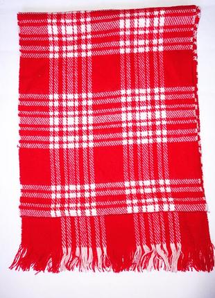 Красный шарф акрил 100% (155х30см)