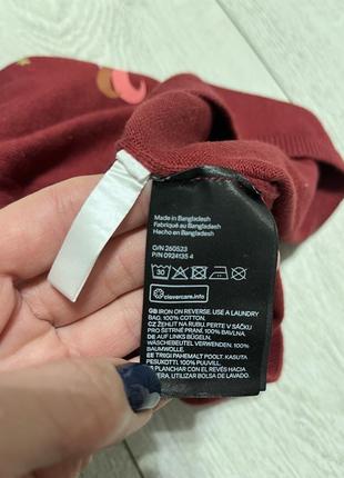 Светр h&m реглан джемпер новорічний 5