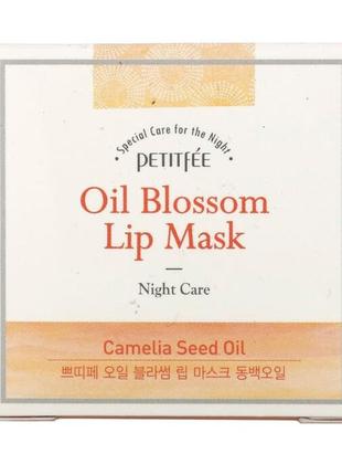Petitfee маска для губ, олія з насіння камелії, 15 грам оригінал2 фото