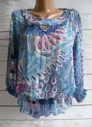 Ошатна шифонова блуза