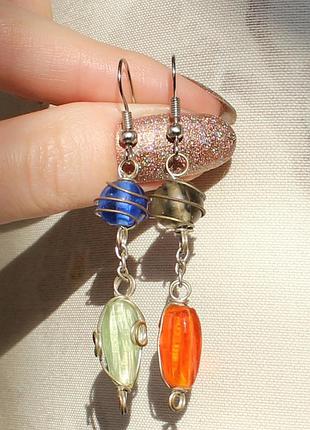 Серьги "на вкус и цвет"