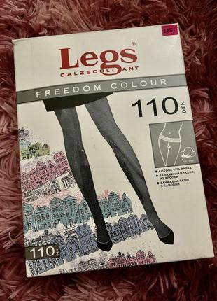 Теплі колготки legs італія із бавовни
