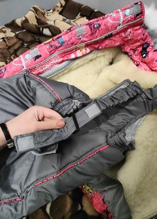 Детский комбинезон з курткой для девочки5 фото