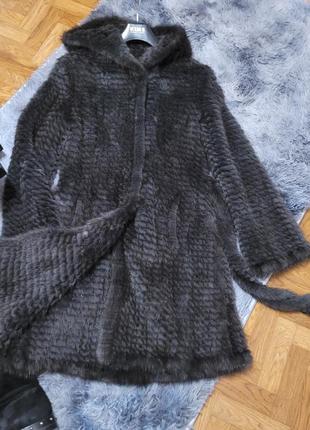 Продам шубку вязана норка