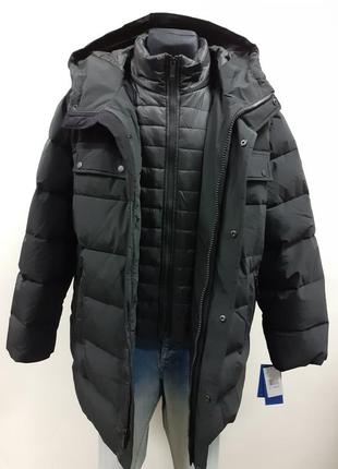 Vince camuto зимняя куртка с капюшоном, теплый пуховик оригинал из сша7 фото