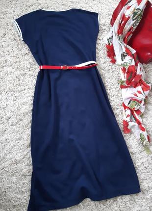 Винтажное платье в морском стиле , р. 38-408 фото