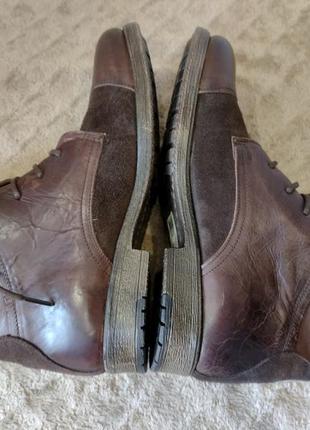 Кожаные ботинки river island коричневого цвета, мужские, 432 фото