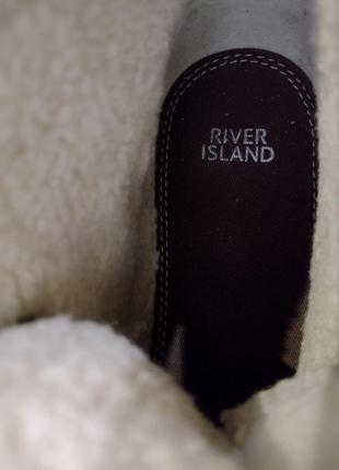 Кожаные ботинки river island коричневого цвета, мужские, 438 фото