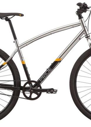 Велосипед 28" pride rocksteady 8.3 рама - m 2022 черно-серый