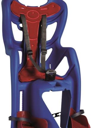 Сидіння задн. bellelli pepe standart multifix до 22кг, синє з червоною підкладкою