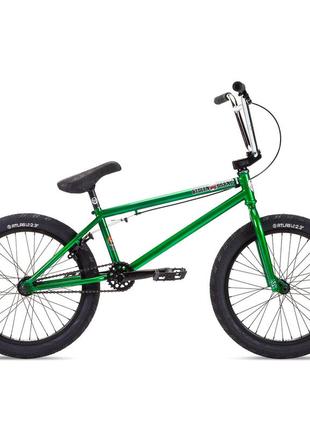 Велосипед 20" stolen heist 21.00" 2022 dark green w/ chrome (pivotal seat)