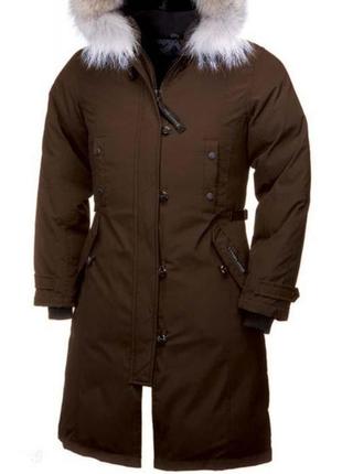 Парка пуховик canada goose kensington(р. м-l)-супер тепла