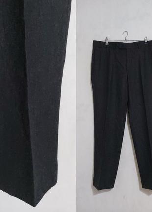 Графитовые брюки шерсть, кашемир guabello wool&cashmere woven italy3 фото