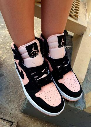 Жіночі кросівки jordan 1 retro high  женские кроссовки джордан5 фото