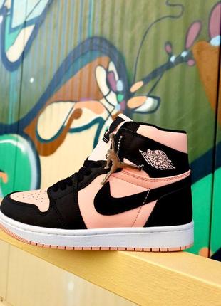 Жіночі кросівки jordan 1 retro high  женские кроссовки джордан4 фото