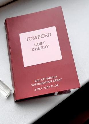 Tom ford lost cherry💥оригинал миниатюра пробник mini spray 2 мл книжка цена за 1мл1 фото