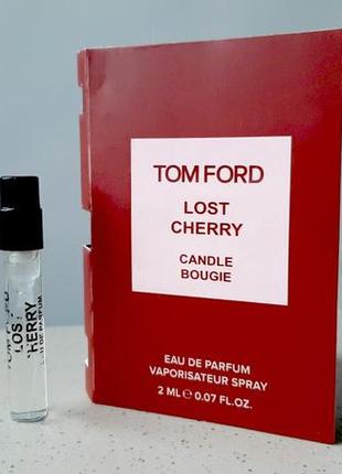 Tom ford lost cherry💥оригінал мініатюра пробник mini spray 2 мл книжка ціна за 1мл3 фото