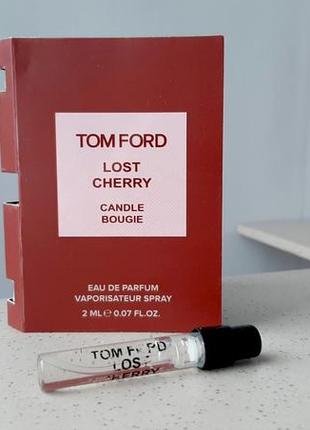 Tom ford lost cherry💥оригінал мініатюра пробник mini spray 2 мл книжка ціна за 1мл6 фото