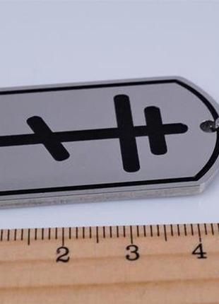 Колье бижутерное "крест" с эмалью (60,0 см. и 70,0см.)2 фото
