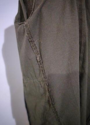 Тренч плащь длинй пиджак вельветовый l xl 9