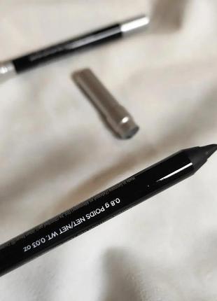 Чорний водостійкий олівець для очей urban decay 24/7 glide-on waterproof eyeliner pencil3 фото