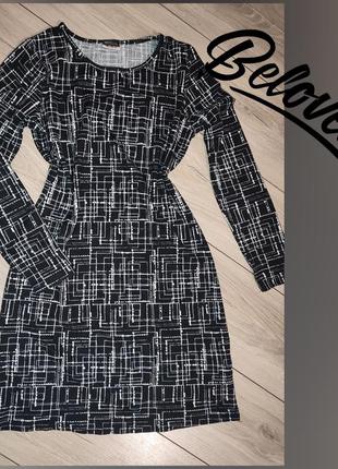 Тепле стильне пряме плаття beloved, р. m/l