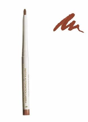 Олівець для губ collistar automatic lip pencil 4 terra sienna з відтінками рудого