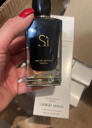 Armani si edp intense 100 мл (тестер з кришкою)1 фото