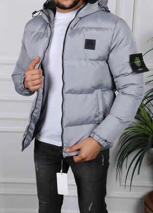 Мега тепла куртка stone island