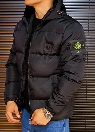 Мега тепла куртка stone island5 фото