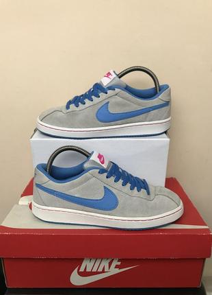 Кожаные ( замша )  кроссовки nike унисекс