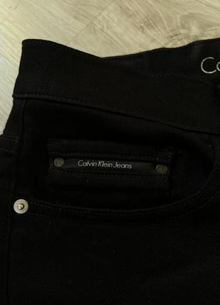 Чорні щільні джинси calvin klein3 фото